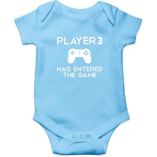 AW Fashions Player 3 Has Entered The Game Baby Bodysuit Newborn Boy Cute Romper Girl Clothes Romper