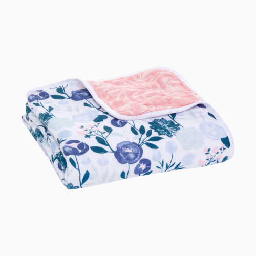 Essentials Cotton Muslin Blanket - Flowers Bloom