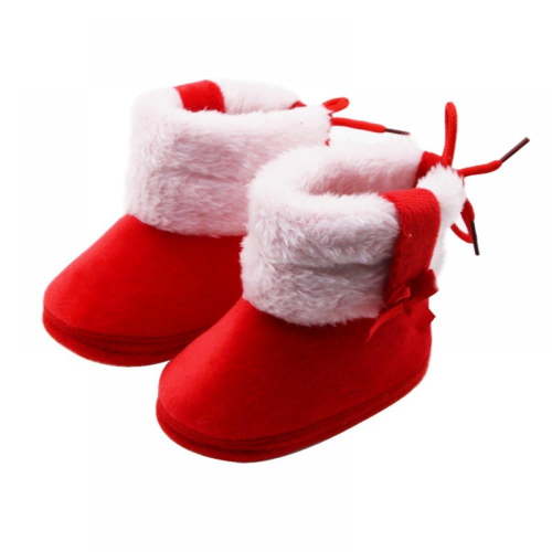 URMAGIC Baby Boys Girls Fleece Winter Warm Snow Boots Soft Sole Crib Shoes Booties for Newborn Infant Toddler 0-18 Months