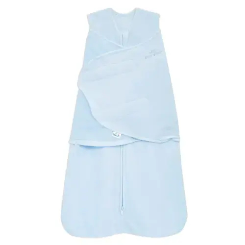 Blue Micro-Fleece Swaddle | HALO