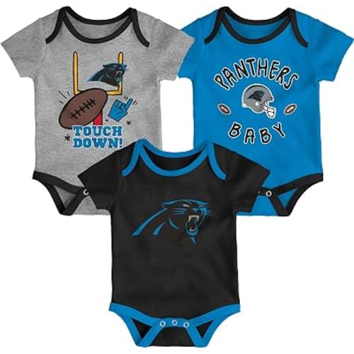 Outerstuff NFL Teams Cute Infant Champ Creeper Bodysuit 3-Pack (12m - 24m)