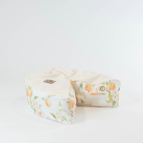 Organic Nesting Pillow / Peaches & Cream - Blessed Nest