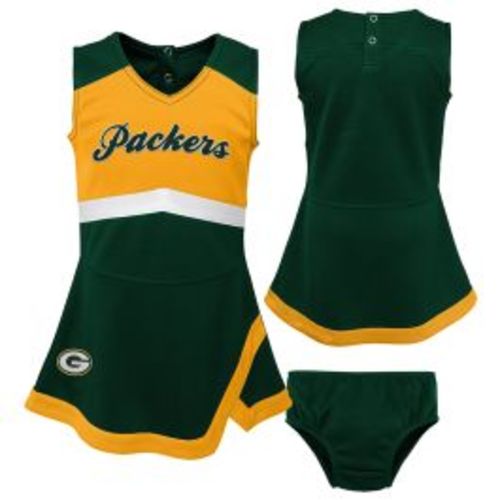 Green Bay Packers Infant GB Cheer Captain 2-Piece Dress at the Packers Pro Shop