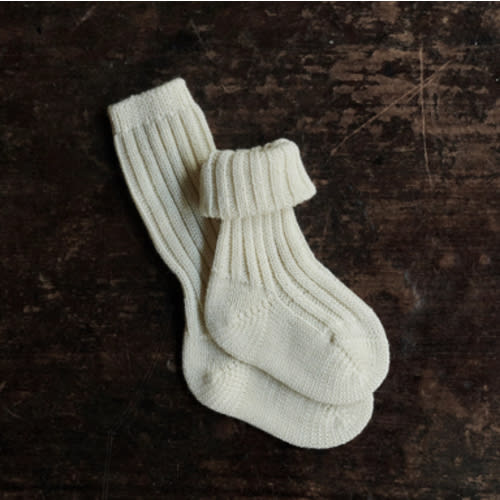 Baby Wool Long Socks - Many Colours