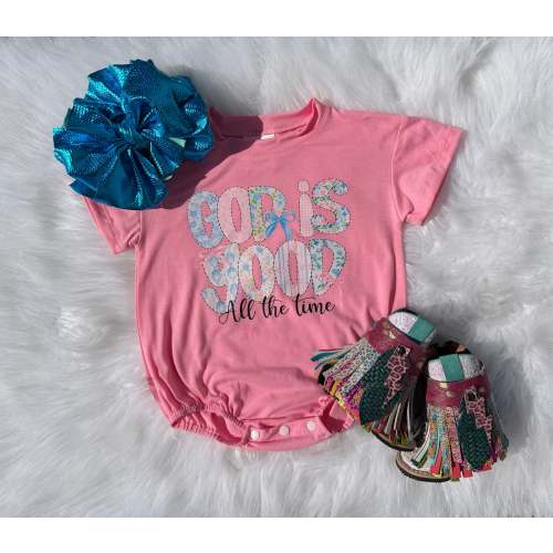 God is good Bubble Romper or T-shirt