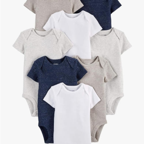 Simple Joys by Carter's Unisex-Baby 8-Pack Short-Sleeve Bodysuit