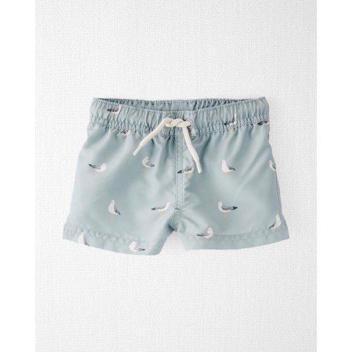 Baby Recycled Seagull-Print Swim Trunks - Little Planet | Carter's
