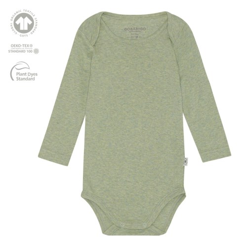 Hazel Body l/s Organic GOTS Cotton - Leaf