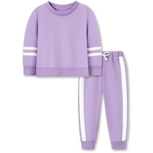 Toddler Girl Clothes Fall Winter Outfits Long Sleeved Pullover Sweatshirt + Sweatpants 2 Pcs Casual Sweatsuits Sets