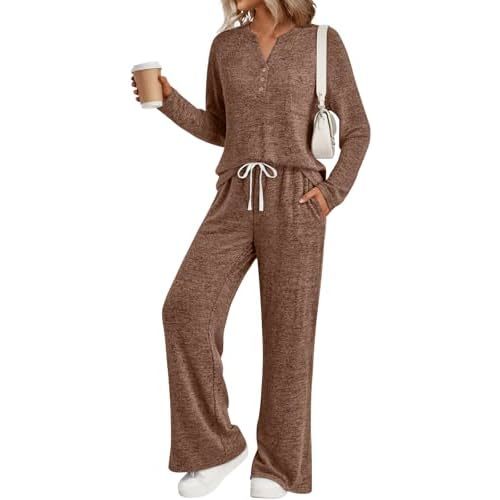 LILLUSORY Womens 2 Piece Lounge Sets Fall Outfits Airport Travel Sweatsuits