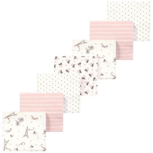 Luvable Friends Little Treasure Flannel Receiving Blankets 7pk