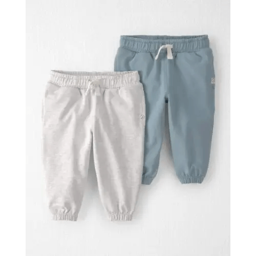 Baby 2-Pack Organic Cotton French Terry Sweatpants - Little Planet | Carter's - 3M