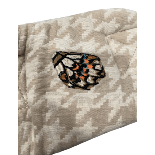 Mabē The Monarch Carrier: Houndstooth, Mocha Check, or Mauve Wings Pattern