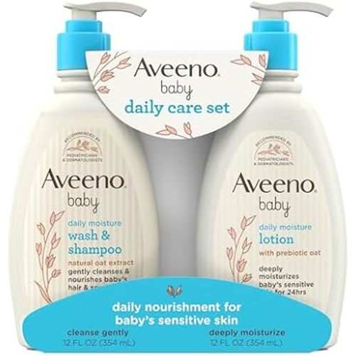 Aveeno Baby Daily Care Gift Set, 2 Items