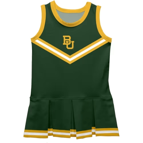 Vive La Fete Baylor Bears Toddler Girls Sets GREEN Britney Dress Cheer Dress - 161603921