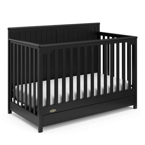 Graco Hadley 5-in-1 Convertible Crib with Drawer Black
