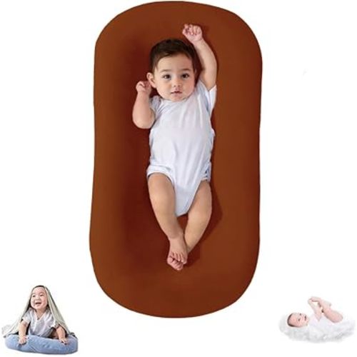 Baby Lounger Cover for Infants Loungers 0-24 Months, 100% Cotton Soft and Breathable Lounger Slipcover（Only Lounger Cover, Without The Lounger） (008, OneSize)