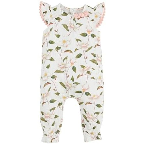 Mud Pie baby-girls Mud Pie Baby Girl Magnolia Printed Longall;
