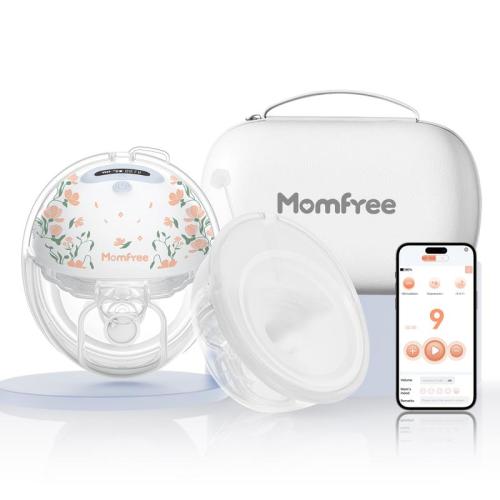 MOMFREE 2-Pack Hands-Free Electric Pumps Wireless App Compatible with 3 Modes 9 Levels Independent Breastmilk Storage Soft Sealed Cushion Insert for Newborn Care - TikTok Shop