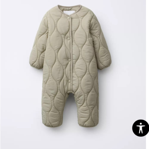 LONG PADDED JUMPSUIT - Light green | ZARA United States