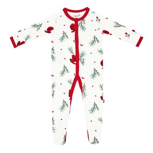 Footie in Winterberry