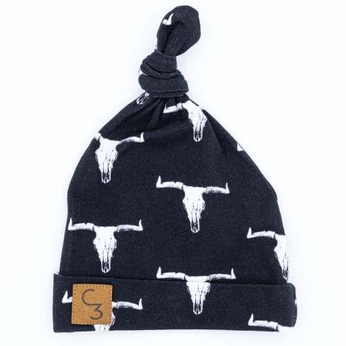 Cow Skull Newborn Baby Hat