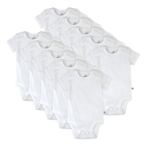 10-Pack Organic Cotton Short Sleeve Bodysuits | Honest Baby Clothing