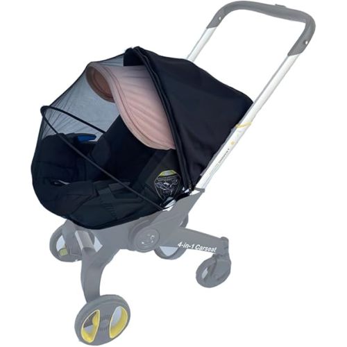 Insect Net, Mosquito Net with Sunshade – Stroller Accessories Compatible with Doona, Evenflo Shyft DualRide Car Seat & Stroller