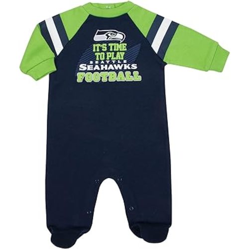 Gerber NFL Unisex Baby Nfl Team Footed Sleep and Play