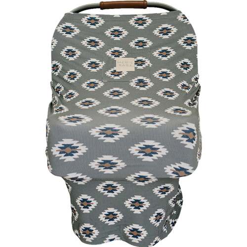 Southwest Aztec Ribbed Bamboo Multi-Use Cove