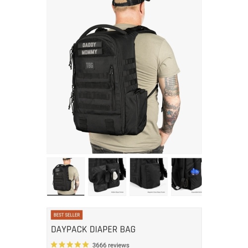 Daypack Diaper Bag by TBG – Tactical Baby Gear
