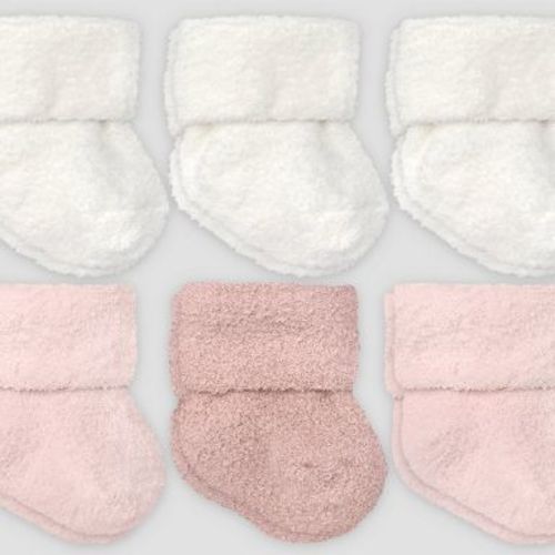 Carter's Just One You® Baby Girls' Ankle Socks 6pk - Pink 0-3M
