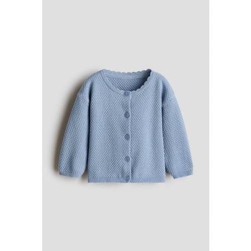 TEXTURED COTTON-KNIT CARDIGAN