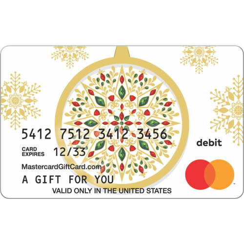 $20-$500 Mastercard Crystal Icon eGift Card (plus $6.84 Purchase Fee)