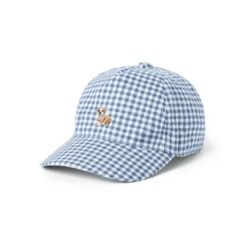 Baby Blueberry Dream Gingham Baby Dog Gingham Cap by Janie and Jack