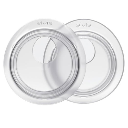 Elvie Catch - Milk Collection Shells - Discreet, Leak-Protection, Reusable Silicone Cups - Collect Up to 1oz - Breastfeeding Essentials - Set of Two