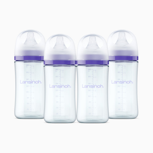 Lansinoh Glass Baby Bottles - 8 Oz
