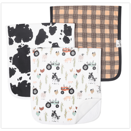 Copper Pearl Premium Burp Cloths | Jo