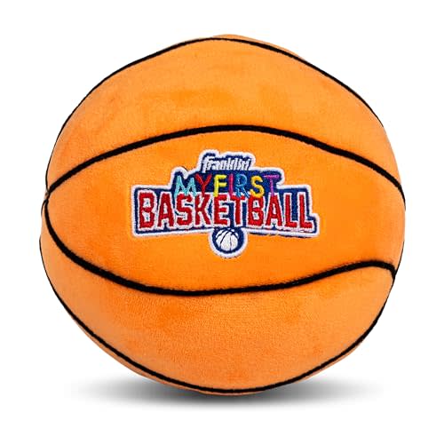 Franklin Sports MyFirst Soft Plush Sports Balls - Stuffed Plush Toy Basketball, Baseball + Football for Kids - NBA, MLB + NFL Indoor Soft Sports Balls - Fun Kids Toys + Room Decorations