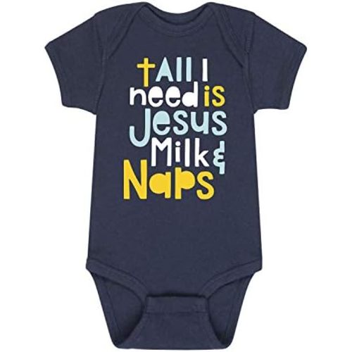 Solid Light - Jesus Milk Naps - Infant Baby One Piece