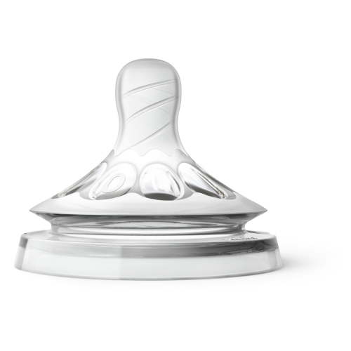 Philips Avent Natural Baby Bottle First Flow Nipple, 2pk, SCF657/23