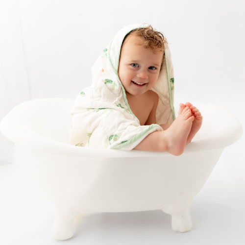 Turtle Hooded Baby Towel Set | Bamboo Little