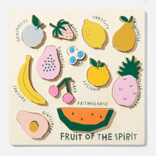 Fruit of the Spirit Wooden Puzzle