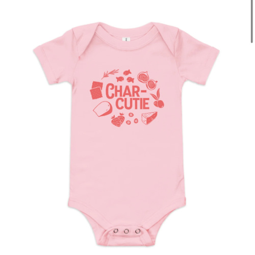 Charcutie Baby Bodysuit | 100% Cotton and Machine Washable – Chunky Deli