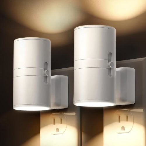 L LOHAS LED Night Light Plug in, Night Lights Plug into Wall, Soft White
