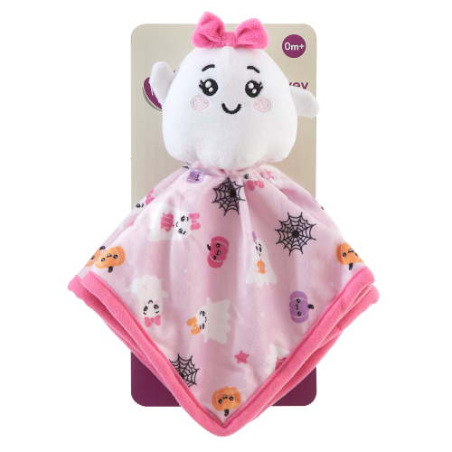 Parent's Choice 12" x 12" Ghost Lovey Security Blanket, Pink