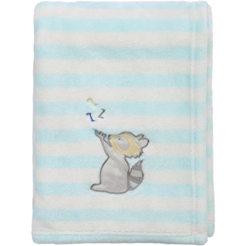 CREVENT 30''X40'' Cute Cozy Fluffy Warm Baby Blanket for Girls Boys Infants Toddlers' Bedding Crib Cot Stroller, Baby Shower Birthday Newborn's Gift - Racoon