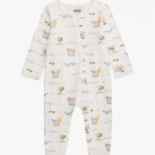 Mud Pie Baby Boy Noah's Ark Zip Sleeper