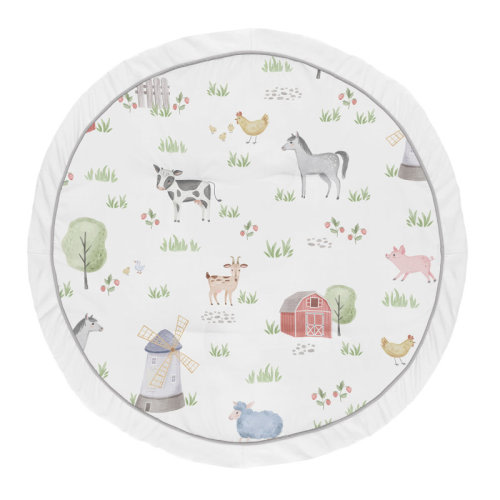 Sweet Jojo Designs Farm Animals Polyester Playmat & Reviews | Wayfair