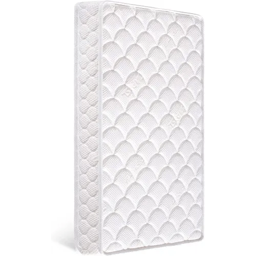 Baby Crib & Toddler Bed Mattress 52"x27.6"x5", Hypoallergenic, Soft Knitted Fabric, Moisture Absorbent and Breathable